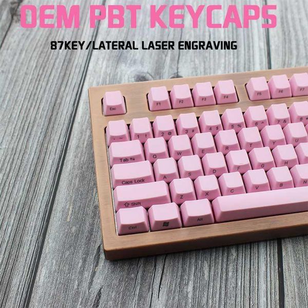 keyboards idobao pink mechanical keyboard 87 key oem pbt keycap retro laser engraving side printing gaming tastatur cherry mx gh60 dota 21
keyboards idobao pink mechanical keyboard 87 key oem pbt keycap retro laser engraving side printing gaming tastatur cherry mx gh60 dota 21