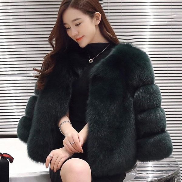 women's fur & faux winter warm coat woman luxury elegant jacket 2021 fashion casual sweet bohemian plus size korean style clothes, Black
women's fur & faux winter warm coat woman luxury elegant jacket 2021 fashion casual sweet bohemian plus size korean style clothes, Black