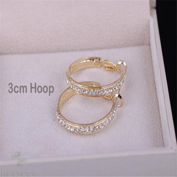 30mm 18k yellow gold filled simple white zircon women dangle earrings mesmerizing natural fashion wedding cultured real classic, Silver
30mm 18k yellow gold filled simple white zircon women dangle earrings mesmerizing natural fashion wedding cultured real classic, Silver