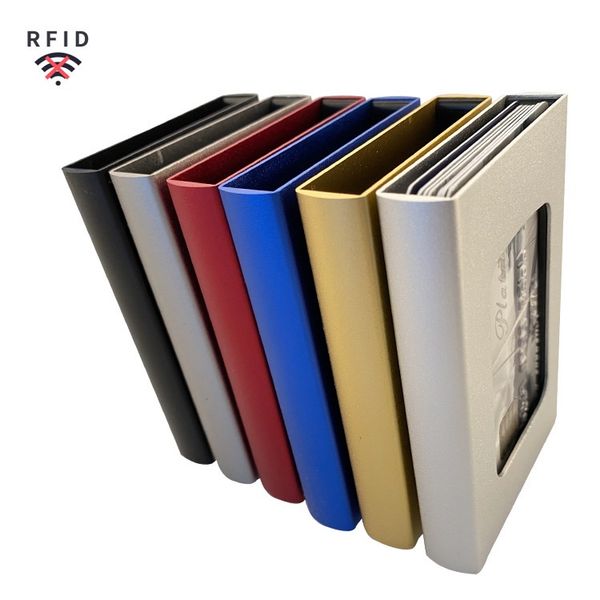 rfid credit card holder protector aluminum metal credit cards holders card case wallet for men, Brown;gray
rfid credit card holder protector aluminum metal credit cards holders card case wallet for men, Brown;gray