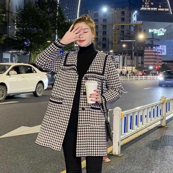 coat female women wool coat 2020 autumn fashion korean version slim full sleeve women's coats1, Black
coat female women wool coat 2020 autumn fashion korean version slim full sleeve women's coats1, Black