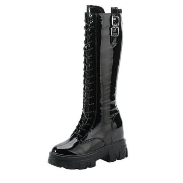boots british style genuine leather over knee women autumn winter long tube thick bottom knight l846, Black
boots british style genuine leather over knee women autumn winter long tube thick bottom knight l846, Black