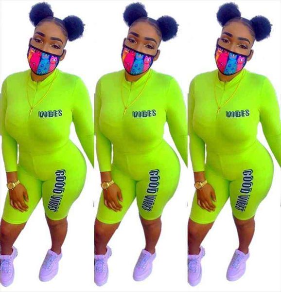 neon green letter two piece tracksuit outfit for women stand collar long sleeve and 2 piece catsuit shorts ma3116, Black;white
neon green letter two piece tracksuit outfit for women stand collar long sleeve and 2 piece catsuit shorts ma3116, Black;white