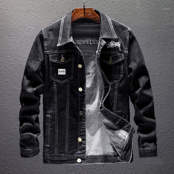 2019 spring autumn fashion men's denim jackets coats men cotton jacket mens jean jacket outwear male cowboy size 5xl1, Black;brown
2019 spring autumn fashion men's denim jackets coats men cotton jacket mens jean jacket outwear male cowboy size 5xl1, Black;brown