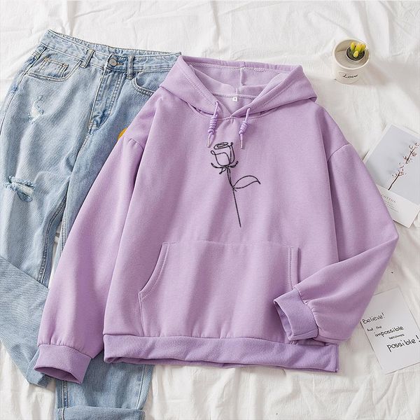 autumn winter streetwear rose flower printing cotton hoodies pullovers fashion harajuku winter hoodie women loose sweatshirt, Black
autumn winter streetwear rose flower printing cotton hoodies pullovers fashion harajuku winter hoodie women loose sweatshirt, Black