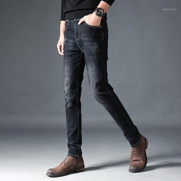 mens skinny jeans nice classic solid casual designer straight dark grey stretch denim trouers1, Blue 
mens skinny jeans nice classic solid casual designer straight dark grey stretch denim trouers1, Blue