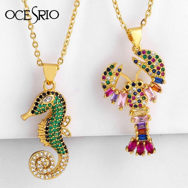 pendant necklaces 2021boho sea star seahorse pendants for women bar colorful zirconia crayfish multi layered necklace gold chain nke-p52, Silver
pendant necklaces 2021boho sea star seahorse pendants for women bar colorful zirconia crayfish multi layered necklace gold chain nke-p52, Silver