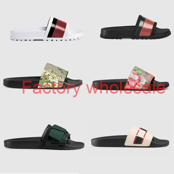 designer rubber slide sandal floral brocade men slipper gear bottoms flip flops women striped beach causal slipper with box us5-11, Black
designer rubber slide sandal floral brocade men slipper gear bottoms flip flops women striped beach causal slipper with box us5-11, Black