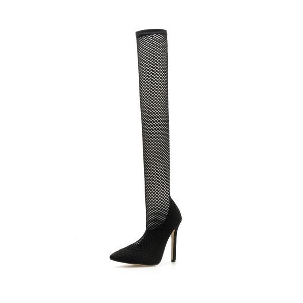 2020 silk socks female sandals 11 centimeters pointed camour toe pumps high leaps shave oce out summer shoes qgth, Black
2020 silk socks female sandals 11 centimeters pointed camour toe pumps high leaps shave oce out summer shoes qgth, Black