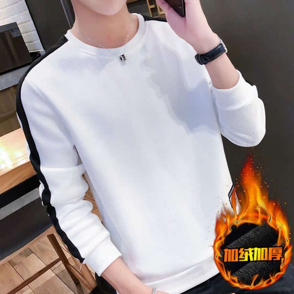 winter sweater men's autumn round and neck plush long sleeve t-shirt loose casual sports warm pullover, Gray
winter sweater men's autumn round and neck plush long sleeve t-shirt loose casual sports warm pullover, Gray