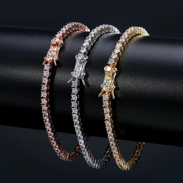 hip hop 18k chain bracelets for men fashion luxury copper zircons bracelet 7 inches 8 inches golden silver chains jewelry epacket, Black
hip hop 18k chain bracelets for men fashion luxury copper zircons bracelet 7 inches 8 inches golden silver chains jewelry epacket, Black