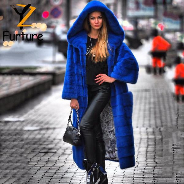 women's fur & faux 2021 natural overcoats 120cm length women dark blue real hooded outerwear thick warm winter mink jackets, Black
women's fur & faux 2021 natural overcoats 120cm length women dark blue real hooded outerwear thick warm winter mink jackets, Black