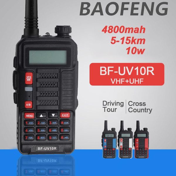 walkie talkie baofeng bf-uv10r 10w non-slip long standby vhf uhf 128 channels two way radio better than uv 5r uv-82 
walkie talkie baofeng bf-uv10r 10w non-slip long standby vhf uhf 128 channels two way radio better than uv 5r uv-82