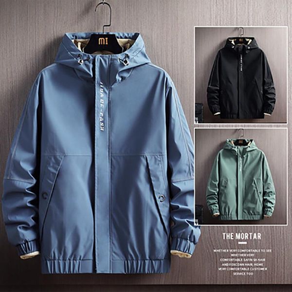 2021 fashion jacket men casual hooded mens autumn parka coat zipper solid male trendy streetwear windproof outfit spring season, Black;brown
2021 fashion jacket men casual hooded mens autumn parka coat zipper solid male trendy streetwear windproof outfit spring season, Black;brown