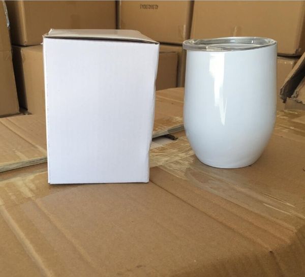 us shipping sublimation wine glasses 12oz blank white egg cup with slid lid 12oz stainless steel stemless wine tumbler for diy 50pcs/case
us shipping sublimation wine glasses 12oz blank white egg cup with slid lid 12oz stainless steel stemless wine tumbler for diy 50pcs/case