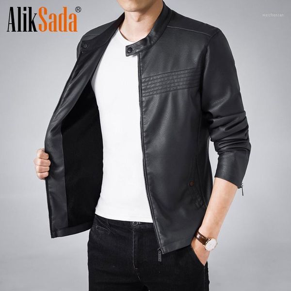 aliksada men 2020 autumn new thick fleece pu leather jackets coat men winter brand casual motor outwear faux leather jackets1, Black
aliksada men 2020 autumn new thick fleece pu leather jackets coat men winter brand casual motor outwear faux leather jackets1, Black