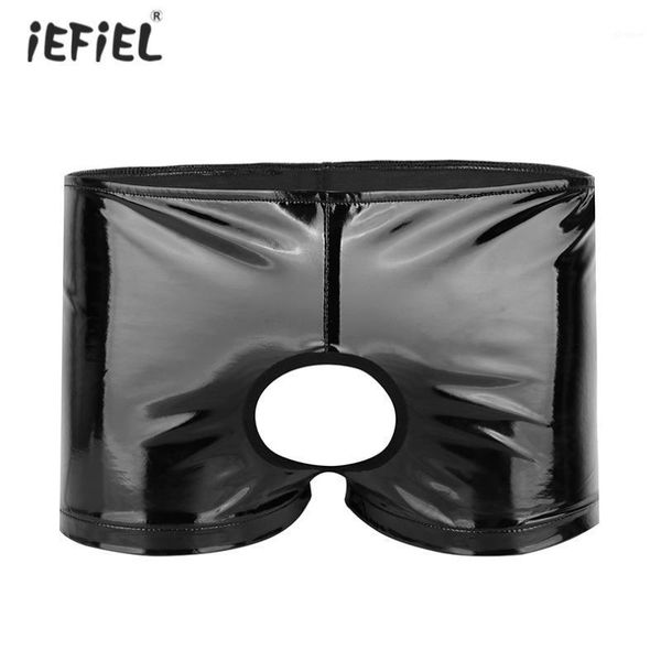 iefiel sissy mens lingerie shiny patent leather boxer shorts panties open crotch erotic briefs slim low-rise gay underwear1, Black;white
iefiel sissy mens lingerie shiny patent leather boxer shorts panties open crotch erotic briefs slim low-rise gay underwear1, Black;white