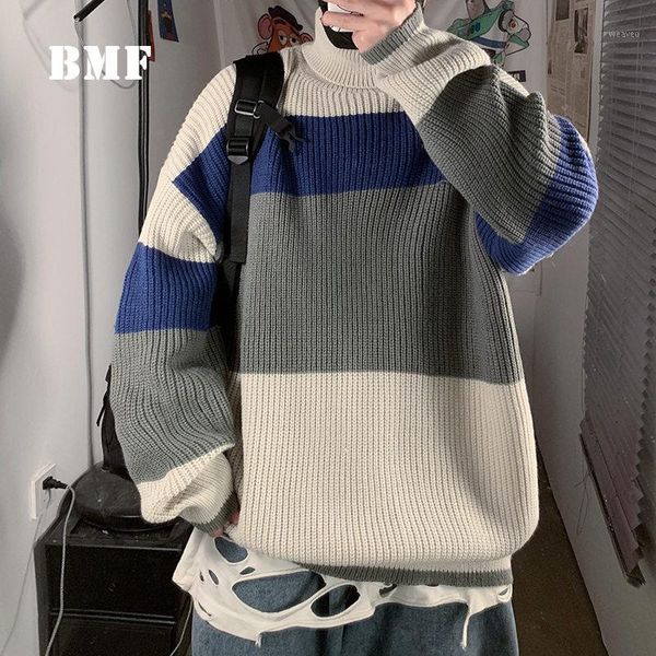korean style ulzzang fashion turtleneck sweater male winter hip hop couple striped clothes kpop pullover men streetwear1, White;black
korean style ulzzang fashion turtleneck sweater male winter hip hop couple striped clothes kpop pullover men streetwear1, White;black