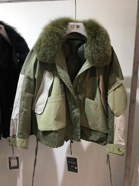 women's down & parkas 2021 real natural fur women winter jacket bomber oversize warm coat coats female hooded white duck, Black
women's down & parkas 2021 real natural fur women winter jacket bomber oversize warm coat coats female hooded white duck, Black