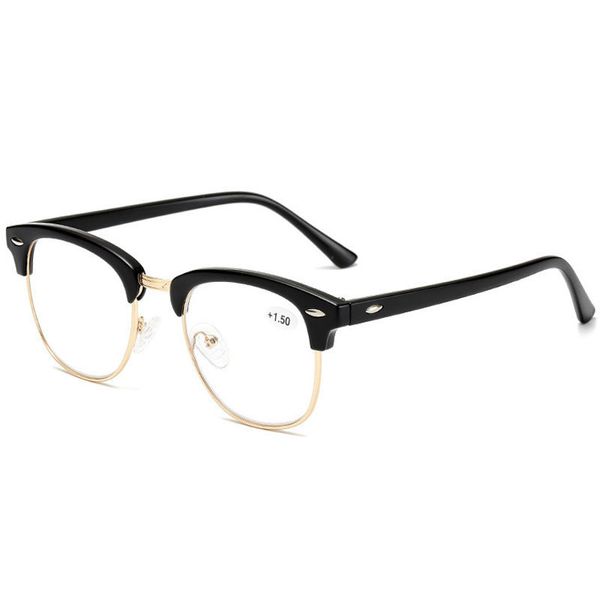 reading glasses retro style half frame men women hyperopia prescription eyeglasses +1.0 1.5 2.0 2.5 3.0 3.5 4.0 diopter, Silver
reading glasses retro style half frame men women hyperopia prescription eyeglasses +1.0 1.5 2.0 2.5 3.0 3.5 4.0 diopter, Silver