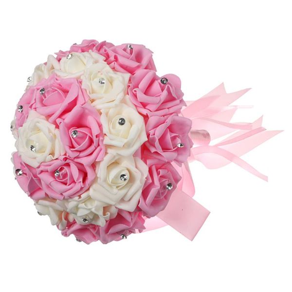decorative flowers & wreaths pink color bride bouquet 12" wedding party purle and ivory crystal artificial brides
decorative flowers & wreaths pink color bride bouquet 12" wedding party purle and ivory crystal artificial brides