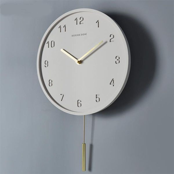 1pc industrial-style wall clock fair-faced concrete cement hanging sway clock creative pendulum silent home decor
1pc industrial-style wall clock fair-faced concrete cement hanging sway clock creative pendulum silent home decor