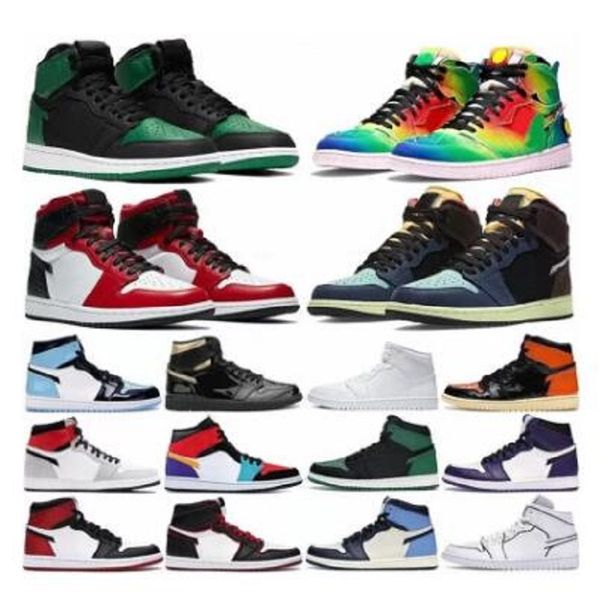 2022 jumpman 1 mens 1s basketball shoes bred patent bubble gum high dark mocha carbon fiber chicago twist men women trainers sneakers 36-46
2022 jumpman 1 mens 1s basketball shoes bred patent bubble gum high dark mocha carbon fiber chicago twist men women trainers sneakers 36-46