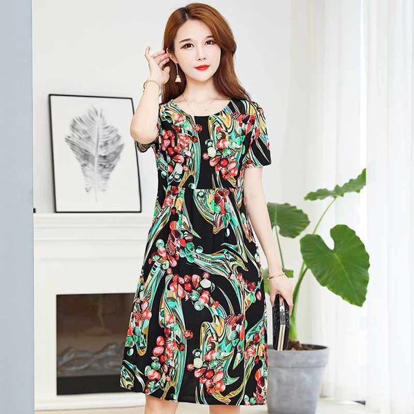 2021 new women summer dresses o-neck casual print vintage plus size cotton vestidos female dresses 92fs, Black;gray
2021 new women summer dresses o-neck casual print vintage plus size cotton vestidos female dresses 92fs, Black;gray