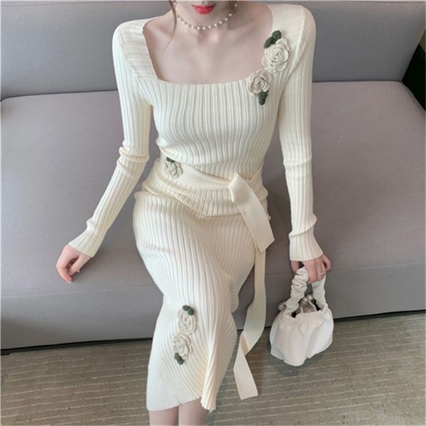 2021 new slim sweater women elegant knitted female autumn winter rose long sleeve party dress office lady al3x, Black;gray
2021 new slim sweater women elegant knitted female autumn winter rose long sleeve party dress office lady al3x, Black;gray