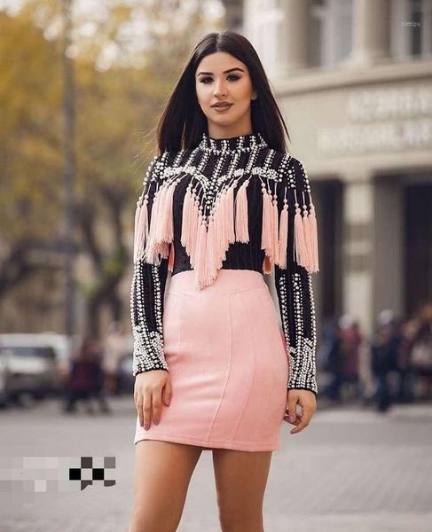 black and pink patchwork beads tassels dress bodycon 2018 fashion women party mini dresses vestidos1, White;black
black and pink patchwork beads tassels dress bodycon 2018 fashion women party mini dresses vestidos1, White;black