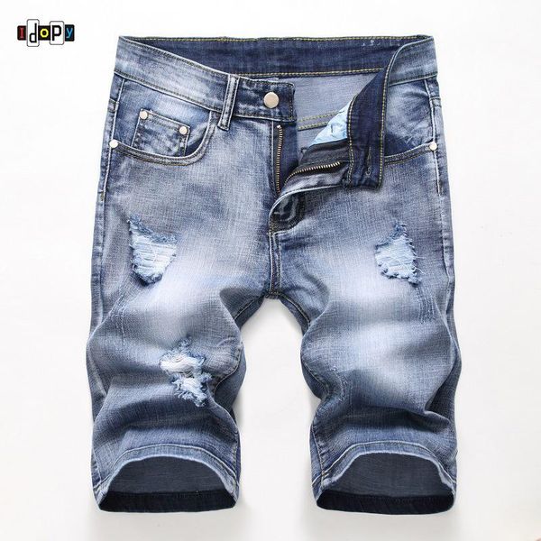 idopy men's brand designer ripped biker jeans shorts men distressed moto casual denim joggers motorcycle denim shorts plus size, Blue
idopy men's brand designer ripped biker jeans shorts men distressed moto casual denim joggers motorcycle denim shorts plus size, Blue