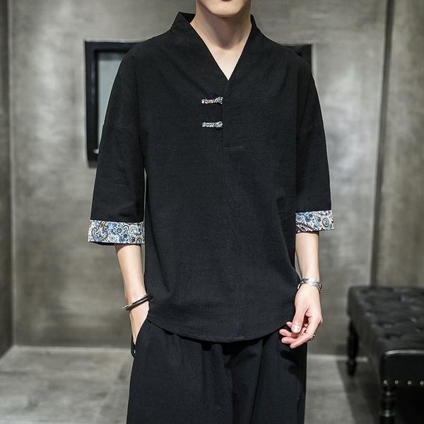 ethnic clothing summer black chinese kimono cotton linen t shirt men style retro v-neck t-shirt thin vintage tee kk2987, Red
ethnic clothing summer black chinese kimono cotton linen t shirt men style retro v-neck t-shirt thin vintage tee kk2987, Red