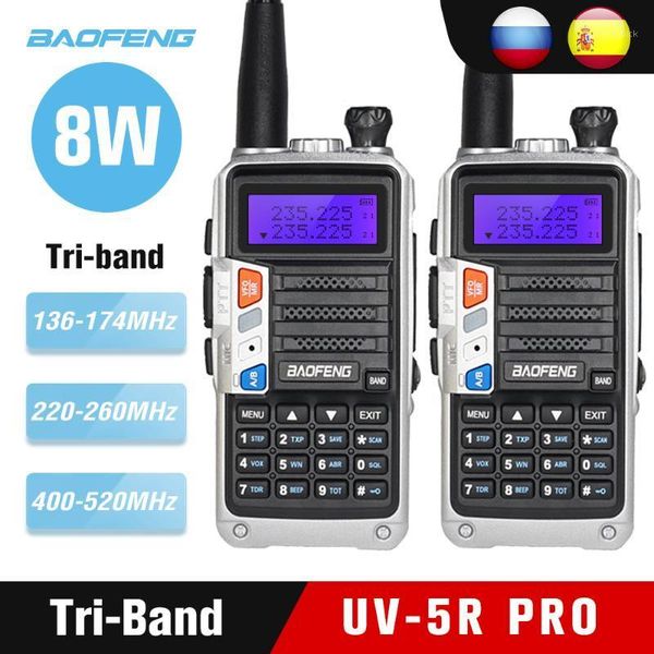 2pcs/lot tri-band radio baofeng uv-5r pro walkie talkie usb charger ham two way radio 8w powerful fm transceiver upgrade uv 5r1
2pcs/lot tri-band radio baofeng uv-5r pro walkie talkie usb charger ham two way radio 8w powerful fm transceiver upgrade uv 5r1