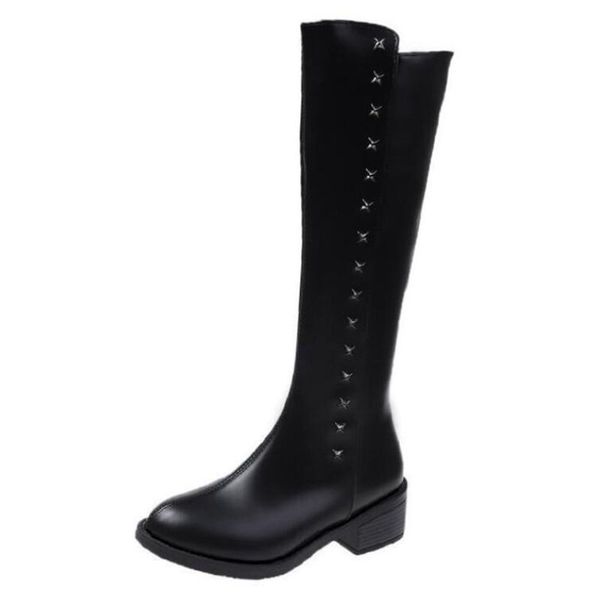 boots women's 2021 autumn and winter low heel high horse but knee small shoes, Black
boots women's 2021 autumn and winter low heel high horse but knee small shoes, Black