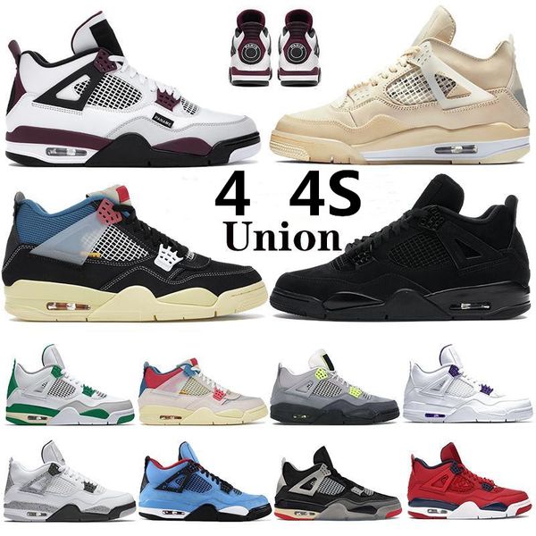 new cream sail paris union jumpman 4 4s men basketball shoes neon black cat cool grey metallic purple bred running shoes sport sneakers
new cream sail paris union jumpman 4 4s men basketball shoes neon black cat cool grey metallic purple bred running shoes sport sneakers