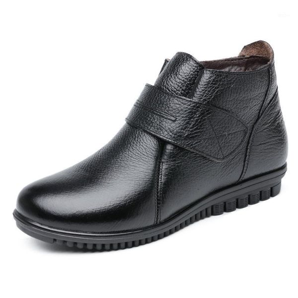2020 new winter snow boots for women large size genuine leather shoes woman boots fashion casual shoes warm ankle1, Black
2020 new winter snow boots for women large size genuine leather shoes woman boots fashion casual shoes warm ankle1, Black