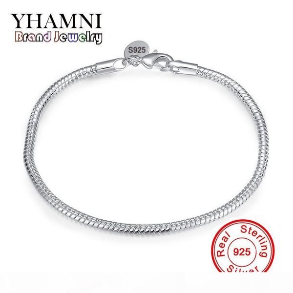 yhamni fashion women bracelet pure 925 sliver charm bracelet bangles birthday gift for boyfriend fashion jewelry h187, Golden;silver
yhamni fashion women bracelet pure 925 sliver charm bracelet bangles birthday gift for boyfriend fashion jewelry h187, Golden;silver
