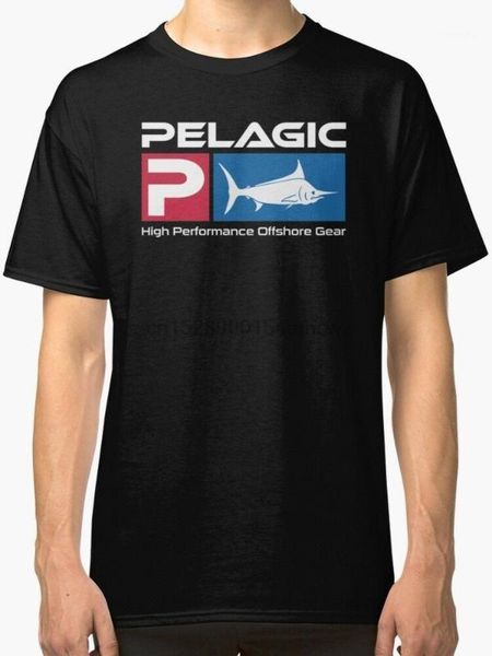 pelagic men's t shirt black1, White;black