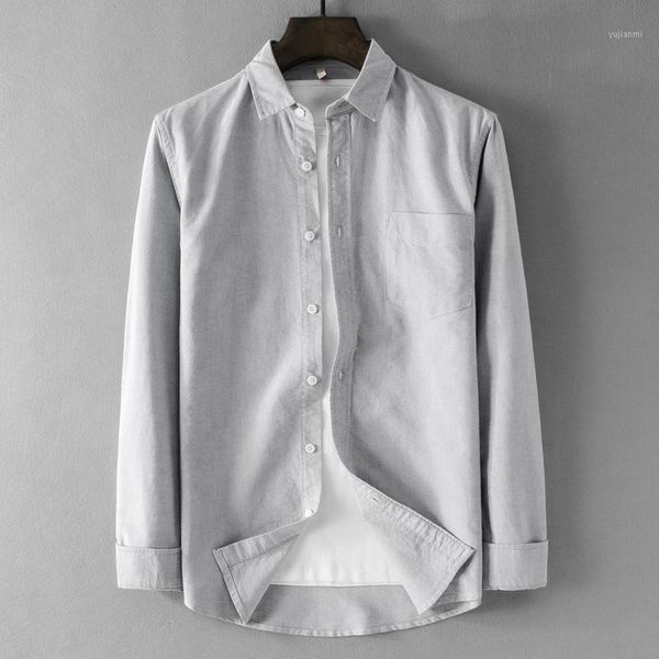 spring and summer 100% cotton oxford shirts men brand long sleeve gray shirt for men solid fashion shirt mens comfortable shirts1, White;black
spring and summer 100% cotton oxford shirts men brand long sleeve gray shirt for men solid fashion shirt mens comfortable shirts1, White;black