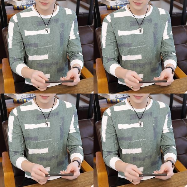acfaf mulinsen men's long sleeve round t-shirt 2020 fashion korean t-shirt cotton fashion brand sweater spring and autumn loose pure co, Black
acfaf mulinsen men's long sleeve round t-shirt 2020 fashion korean t-shirt cotton fashion brand sweater spring and autumn loose pure co, Black