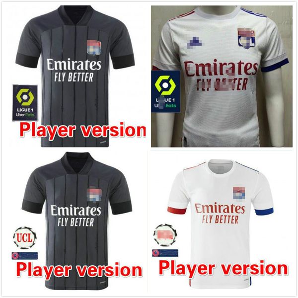 player version 2020 21 olympique lyonnais soccer jersey juninho maillot cherki lyon dembele traore aouar memphis soccer uniforms lyon ol, Black;yellow
player version 2020 21 olympique lyonnais soccer jersey juninho maillot cherki lyon dembele traore aouar memphis soccer uniforms lyon ol, Black;yellow