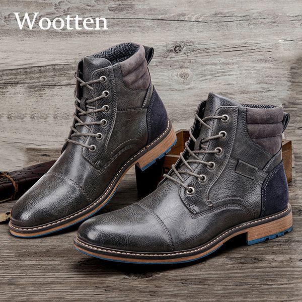 plus size 8-12 men boots brand leather boot vintage comfortable fashion autumn ankle boots men winter boots lj201023, Black
plus size 8-12 men boots brand leather boot vintage comfortable fashion autumn ankle boots men winter boots lj201023, Black