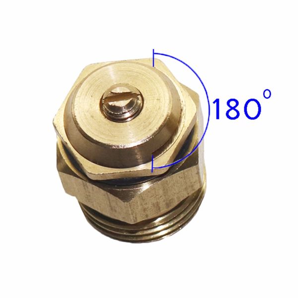 2 pieces of 180 degrees copper spray nozzle head automatic sprinkler g 1/2 "garden brass sprayer atomization nozzle
2 pieces of 180 degrees copper spray nozzle head automatic sprinkler g 1/2 "garden brass sprayer atomization nozzle