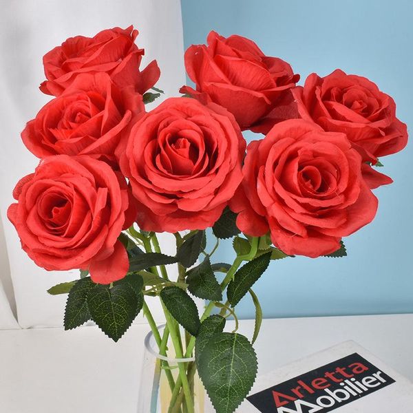 6pcs artificial roses white silk fake roses flower faux heads diy wedding home decoration scrapbook accessories
6pcs artificial roses white silk fake roses flower faux heads diy wedding home decoration scrapbook accessories