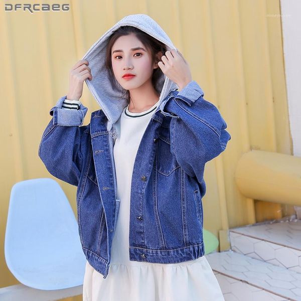 korean style boyfriend denim jacket woman 2018 autumn long sleeve hoodies casaco feminino streetwear ladies coats jaqueta jeans1, Black;brown
korean style boyfriend denim jacket woman 2018 autumn long sleeve hoodies casaco feminino streetwear ladies coats jaqueta jeans1, Black;brown