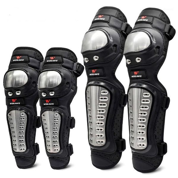 4pcs/set motorcycle cycling kneepad stainless steel moto elbow knee pads motocross racing protective gear protector guards kit1, Black;gray
4pcs/set motorcycle cycling kneepad stainless steel moto elbow knee pads motocross racing protective gear protector guards kit1, Black;gray