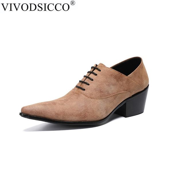 vivodsicco men suede leather oxford shoes fashion dress wedding groom shoes breathable pointed toe high heels formal business, Black
vivodsicco men suede leather oxford shoes fashion dress wedding groom shoes breathable pointed toe high heels formal business, Black