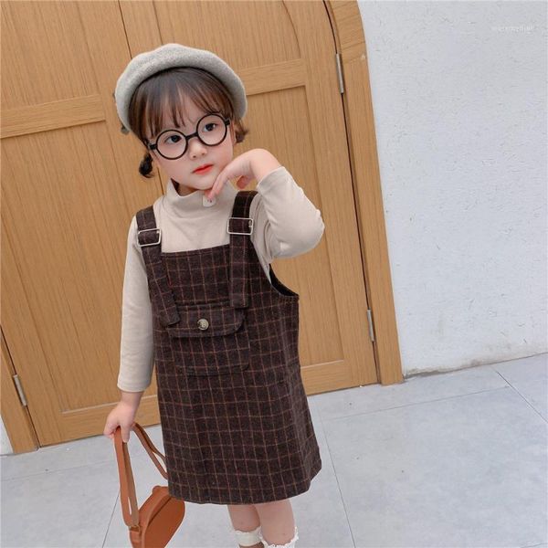girl's dresses 2021 autumn arrival girls fashion plaid dress kids sleeveless woolen girls1, Red;yellow
girl's dresses 2021 autumn arrival girls fashion plaid dress kids sleeveless woolen girls1, Red;yellow