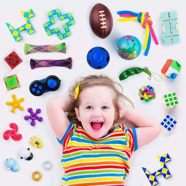 dhl shipping sensory toys set, relieves stress and anxiety fidget toy for children adults, special toys assortment for birthday party favors
dhl shipping sensory toys set, relieves stress and anxiety fidget toy for children adults, special toys assortment for birthday party favors