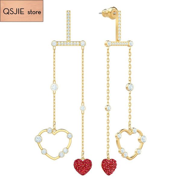 qsjie swa, fashion jewelry shiny charm love heart shape heart-shaped tassel women earrings ladies gifts, Golden;silver
qsjie swa, fashion jewelry shiny charm love heart shape heart-shaped tassel women earrings ladies gifts, Golden;silver